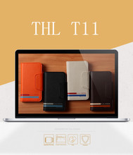 2014 new Horizontal Leather Case Cover for THL T11 MTK6592 Octa Core 5.0 inch Cell phone With Card holder,Free Shipping