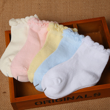 10 Pairs Lovely Sweet Girl Princess Lace Cotton Socks For Baby Kid and Boys 2014 Spring