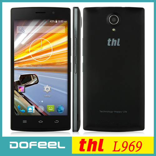 Original ThL L969 Mobile Phone 4G LTE Android 4 4 MTK6582 Quad Core 1GB RAM 8GB