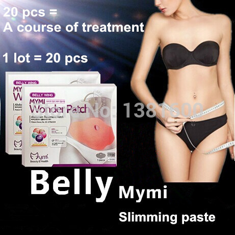 20 PCS Lot MYMI Original Wonder Patch Thin Paste Weight Loss Stick Slimming Creams Body Care