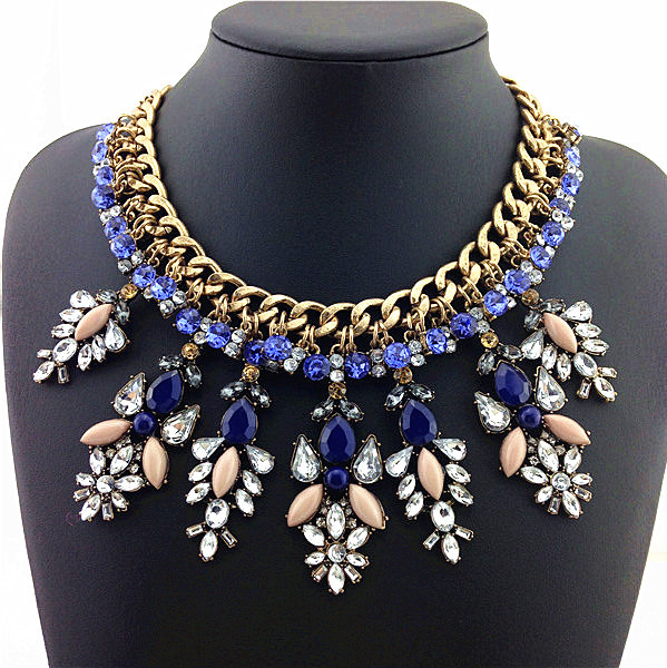  New 2015 Fashion women shourouk necklace Europe costume black pendant Necklaces Statement Jewelry Brand Of