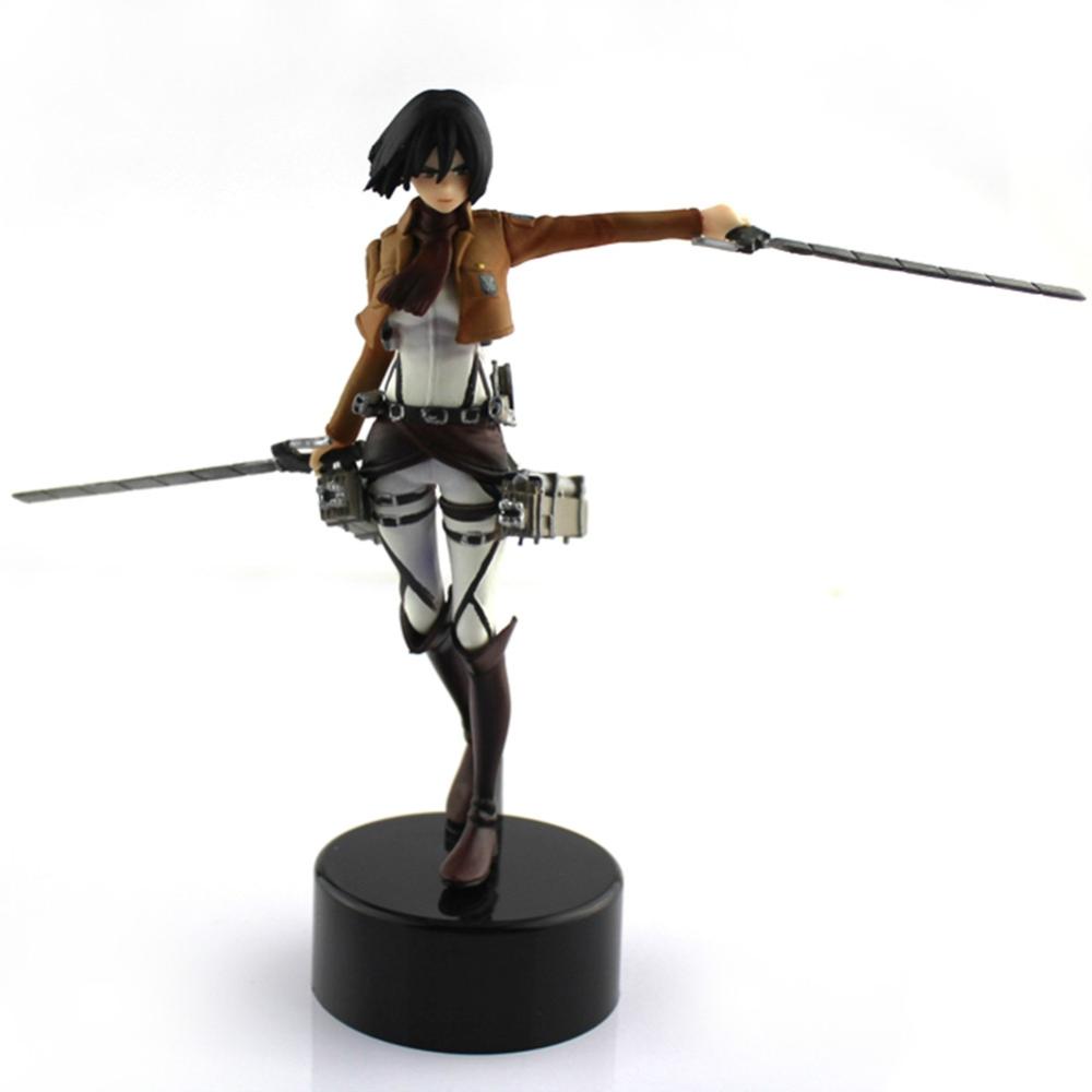 Купить 4.7 «shingeki не kyojin нападение на Титан mikasa Акерман ПВХ ...