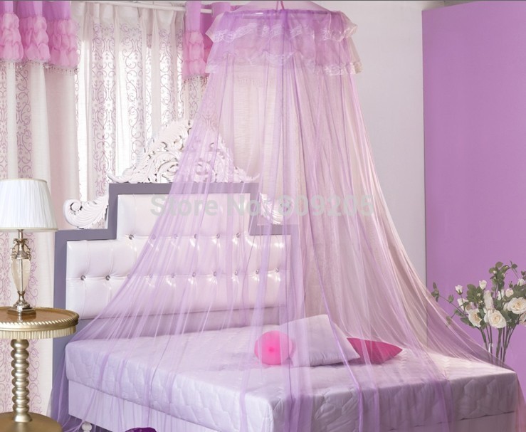Luxury Bud Silk Bed Canopy Mosquito Net Beds Canapy Bug Fly Bee ...