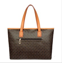 Female fashion handbag leather shoulder bag composite package PVC three suits of women messenger bag female