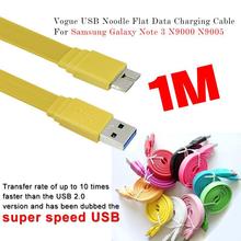 1M 3.3FT Premium Quality Yellow USB 3.0 A Male to Micro B Male Cabo usb 3.0 cable for Samsung Galaxy Note 3 III N9000