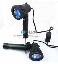 Free shipping 2PCS 50W 5100K Photography Photo Studio Light Lamp Camera Softbox Tripod Stand Bulb for