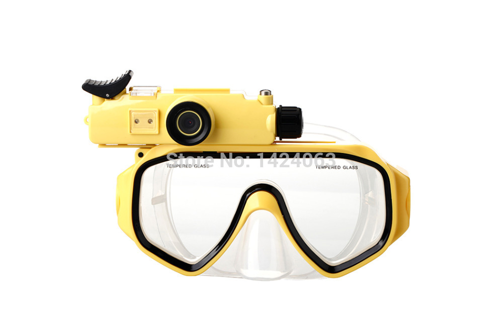 HD 720P Underwater Digital Camera Waterproof Video Diving Mask underwater mask