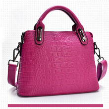 2014 brand new alligator leather handbags women messenger bags bolsas femininas desigual channel bag women clutch