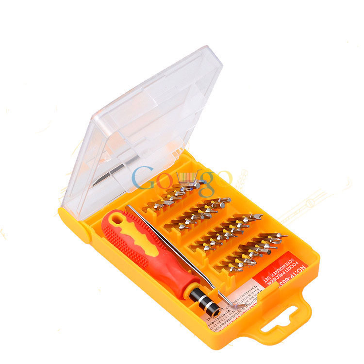 32 in 1 set Micro Pocket Precision Screwdriver Kit Magnetic Screwdriver cell phone tool repair box