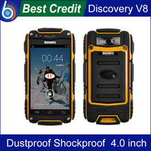 In Stock!Original Discovery V8 4.0 Inch MTK6572 Dual Core Mobile phone Android 4.2.2 Dual Cameras GPS Dustproof Shockproof/Kate