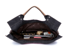 Fashion patchwork canvas bag handbag women s handbag 2014 women s shoulder bag messenger bag free