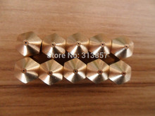 Wholesale free shipping (100pcs / lot) 3D printer nozzle 0.4mm extrusion nozzle For 1.75mm Mk8 MK7 Makerbot