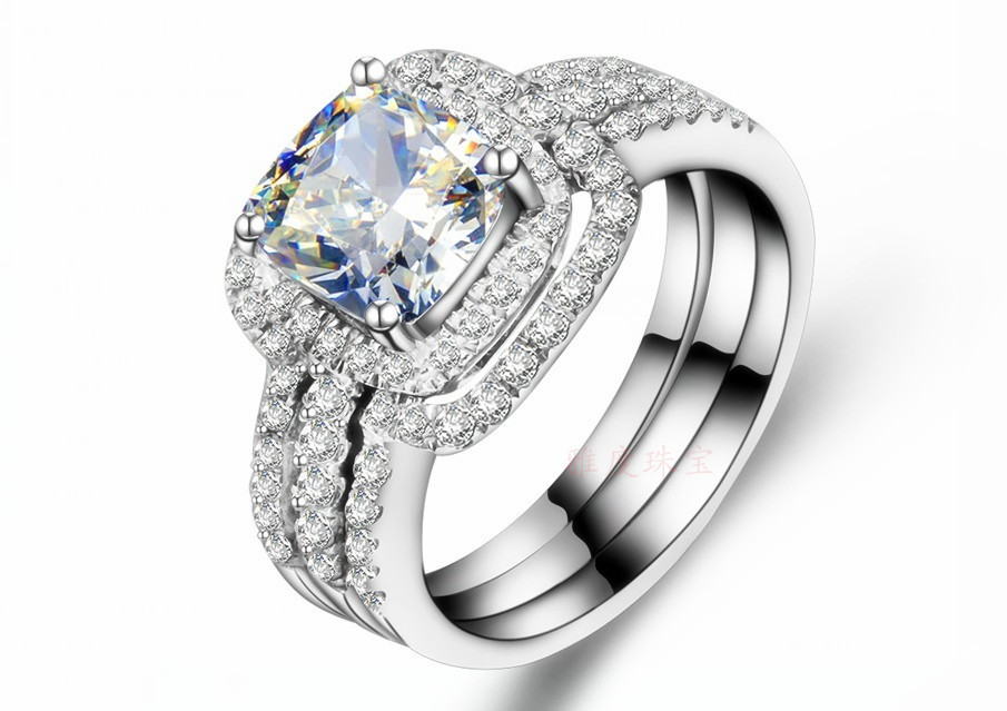 Cheap 1 Carat Princess Cut Diamond Engagement Ring