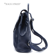 Head Layer Genuine Leather Backpack Real Leather Preppy Style School Backpack Cowhide Mochila Feminina 