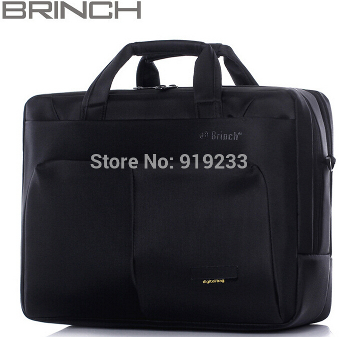BRINCH 15 business laptop computer bag for Macbook Dell Apple Shockproof Notebook bag one shoulder laptop