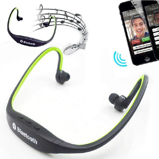 Sports Stereo Wireless Bluetooth 3 0 Headset Earphone Headphone for iPhone 5s 4 Galaxy S4 S3