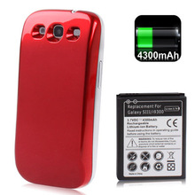 Free Shipping 3500mAh Replacement Mobile Phone Battery Cover Back Door for Samsung Galaxy SIII mini i8190
