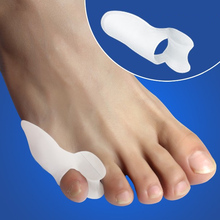2pcs Silicone Gel Foot Care Tool toe Separator & Little toe valgus protector & Bunion adjuster for Women Free Shipping
