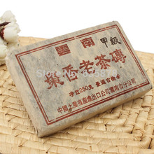 250g 1990s Aged Yunnan JingMai Aged Jujube Aroma Puer Puer Puerh Ripe Brick Tea for Weight Loss Products Free Shipping