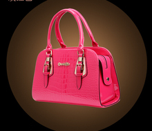 Fashion pretty women PU handbag in blue colour women party elegant handbag