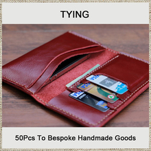Thailand Best Craft Handmade Red Clutch Wallet Case for Iphone 5s Cover Women’s Leather Wallets Hand-stitching Craft Bag