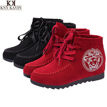 Free Shipping 2014 Hot Sale European And American Vintage Boots Ankle Boots Heels Pu Cotton Fabric Solid Autumn Boots SW281