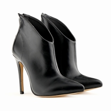 WOMENS FAUXLEATHER HIGH STILETTO HEELs PLATFORM ANKLE BOOTS SHOES US4 11 LADIES 769 1YP