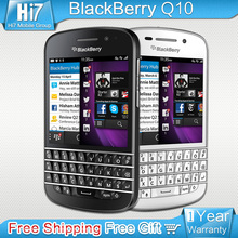 Original unlocked Blackberry Q10 Mobile Phone 4G Network 8.0MP Camera Dual Core 2G RAM 16G ROM One Year Warranty Free shipping
