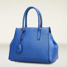 New 2015 Tote Genuine Leather Bag Shoulder Bag Fashion Women Handbag Water Ripple Bolsas Vogue Women