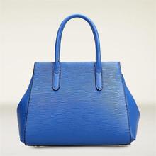 New 2015 Tote Genuine Leather Bag Shoulder Bag Fashion Women Handbag Water Ripple Bolsas Vogue Women