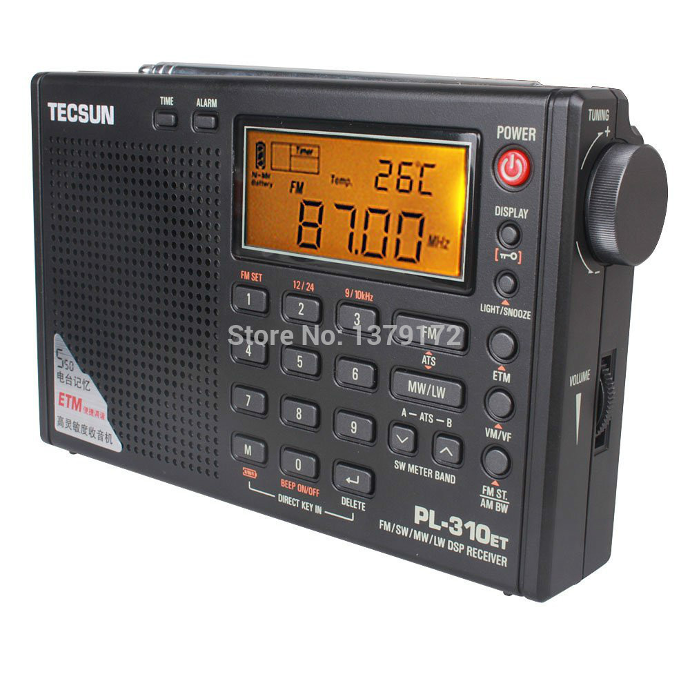 Купить TECSUN pl-310 fm / am приемник dsp стерео мировой группы в ...