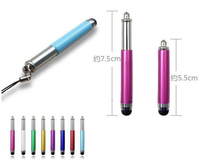 Universal Capacitive mini mobile phone stylus touch pen With Earphone Dustproof Plug for iphone 5 5s