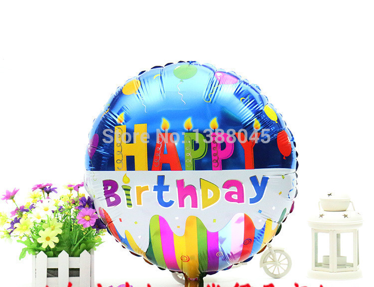 18 Inch Happy Birthday Helium Foil Balloons 1th Birthday Party Holiday Decorations Party Supplier