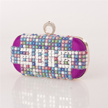 2014 new arrival European and American Style clutches and purses women s handbads lady evening handbag
