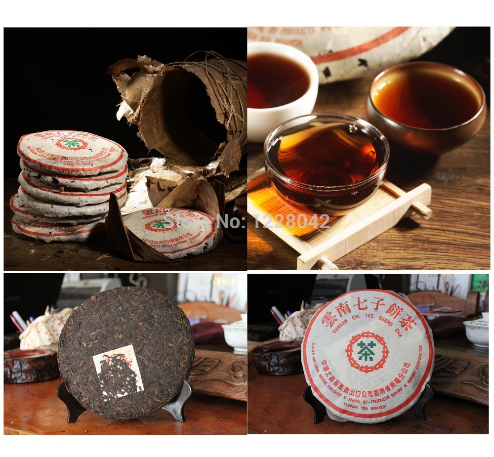 Made in1978 ripe pu er tea 357g oldest puer tea ansestor antique honey sweet dull red