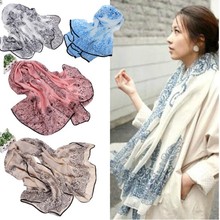Women s Fashion New Pashmina Wrap Shawl Chiffon Scarf Soft Long Voile Stole
