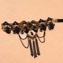 Ancient palace Black Lace arm chain personality sexy belly dance ornaments OMT 9604