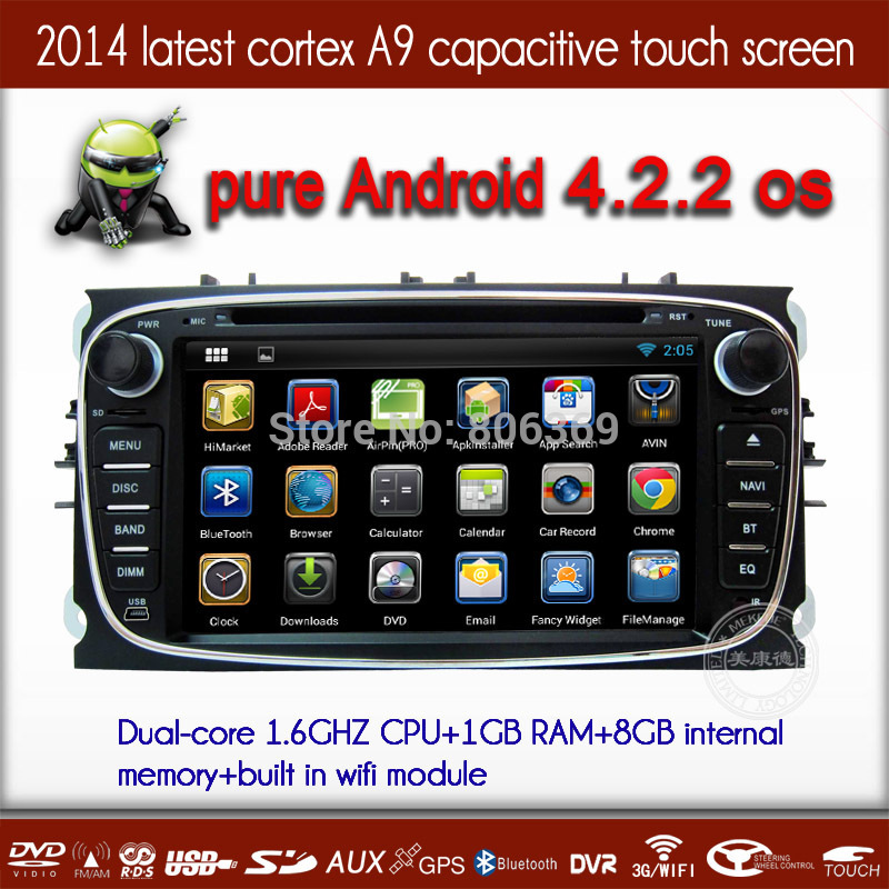 Автомобильный DVD плеер MEKEDE/OEM A9 1,6 Android 4.2 DVD Ford Mondeo S focuS gpS WiFi 3G + canbuS
Автомобильный DVD плеер MEKEDE/OEM A9 1,6 Android 4.2 DVD Ford Mondeo S focuS gpS WiFi 3G + canbuS