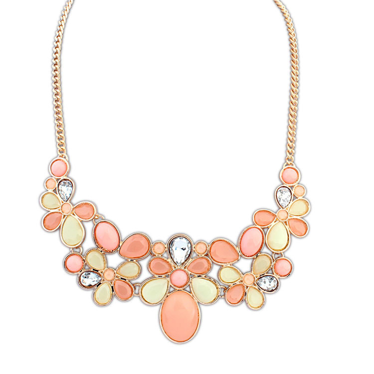 2014 New Fashion Shourouk Chain Choker Vintage Rhinestone Bib Statement Necklaces Pendants Women Jewelry