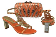 2014 new popular Italian shoes and matching bags set for wedding and party TSH1150  blue size 38-42