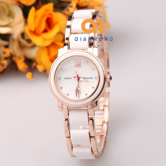 2014 new fashion women unique wristwatches imitation ceramic band stainless Steel watches ladies outdoor quartz watch