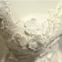2014 Princess A Line White red evening dress Lace Short Wedding Dress Bride Wedding Party Dress