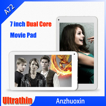 Dual Core 7 inch Android 4.4 HD Capacity Screen 1024*600 Movie Portable Best WiFi Pad Tablet Free Shipping