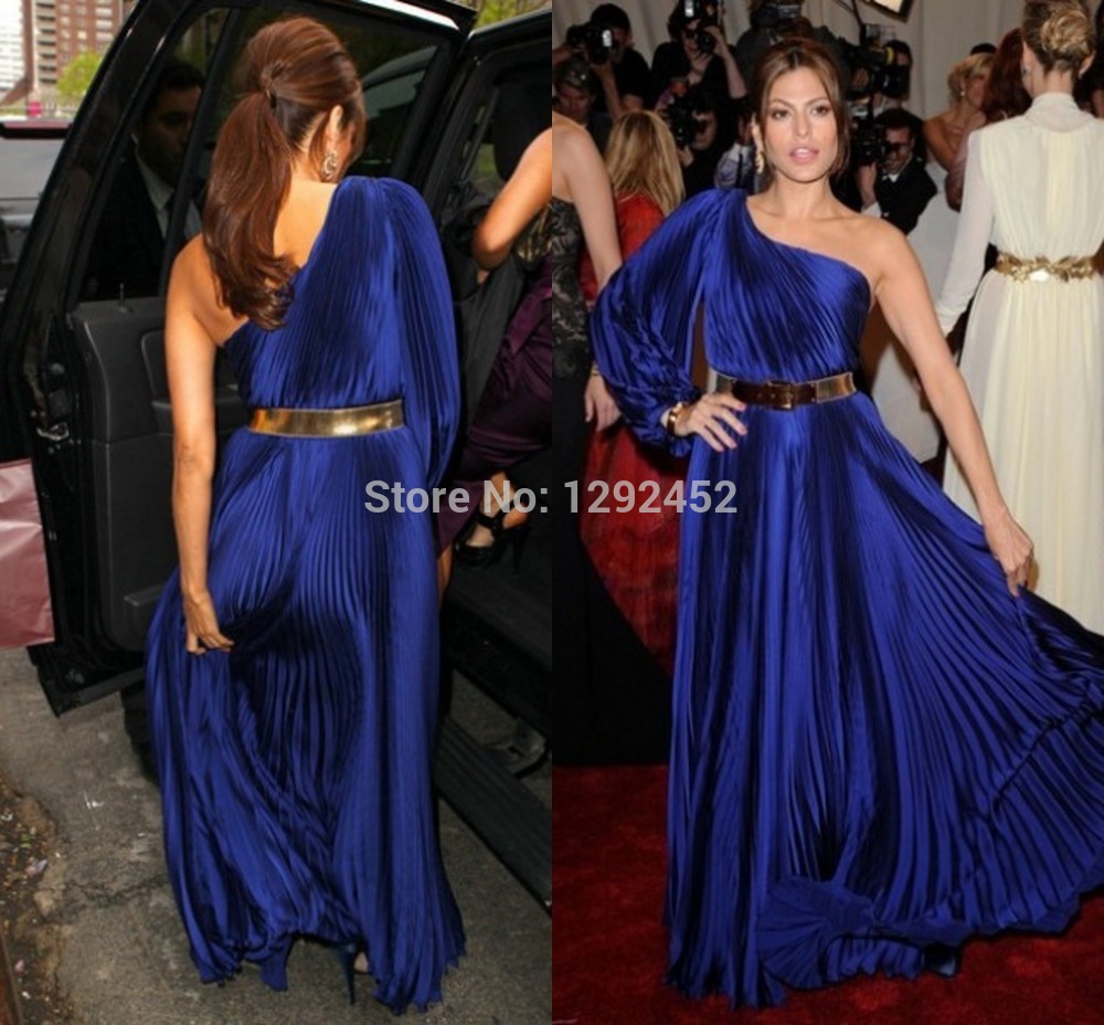 ... Celebrity Dress One Long Sleeve Sexy MET BALL Evening Party Gown Made