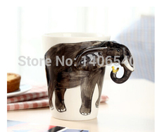 3D Hand Painted Crafted Animal Figural Coffee Mug Ceramic Animal Cup Animal Coffee Mug Gift Home