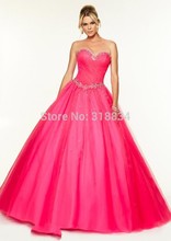 2015 Custom f 97117 Pink Tulle Quinceanera Dresses Ball Gowns Corset Sparkly Crystals Ruched Sweetheart Backless