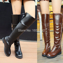 Women Thigh High Boots Flat Heel Over the Knee Booties Metal Decor Oxfords Shoes    us 4 4.5 5 6 7 8 9 10 10.5 11