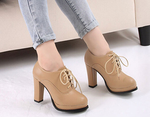 Free shipping 2014 new fashion ankle boots heels rough with the women boot 