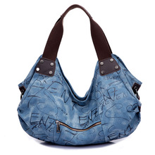 Fashioon Korean style women vintage canvas messenger bag shoulder school bags 1023