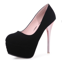2014 New Arrival Big Size 31 43 Red Black Fashion Sexy Wedding Party High Heels Platform